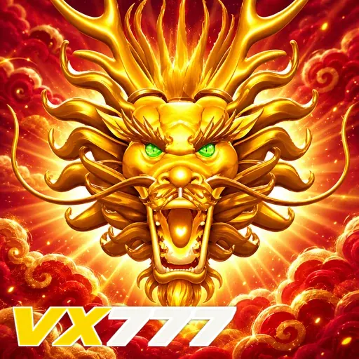 VX777 — ilustração de um dragão dourado