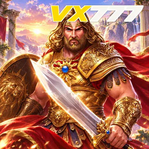 VX777 — ilustração de um guerreiro com espada